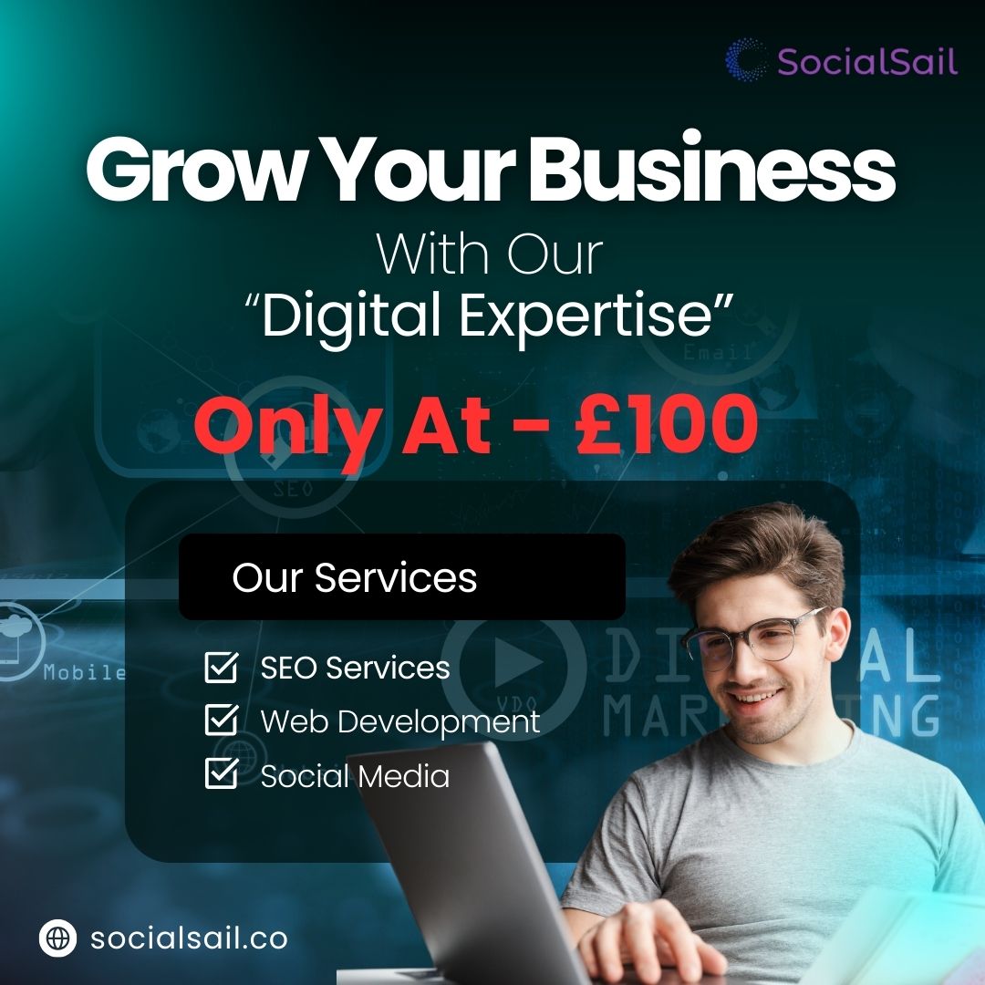£100 for SEO, Social Media, Website Development